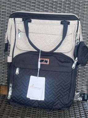 BabbleRoo diaper bag backpack- new with tags!